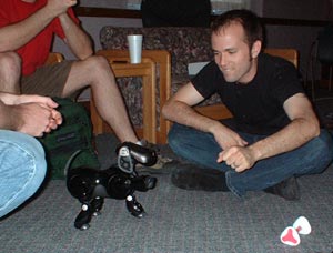 Will A. with the Aibo